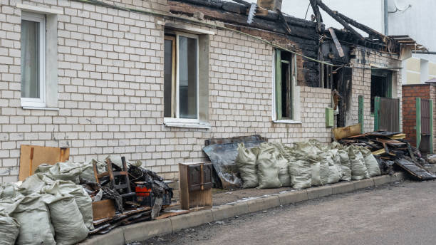 Professional Smoke Damage Removal technician working in Hampstead, MD